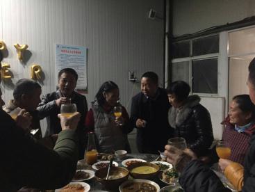 新年開工第四天，借著新年的喜慶，公司為2月份生日的員工舉辦了“生日宴”